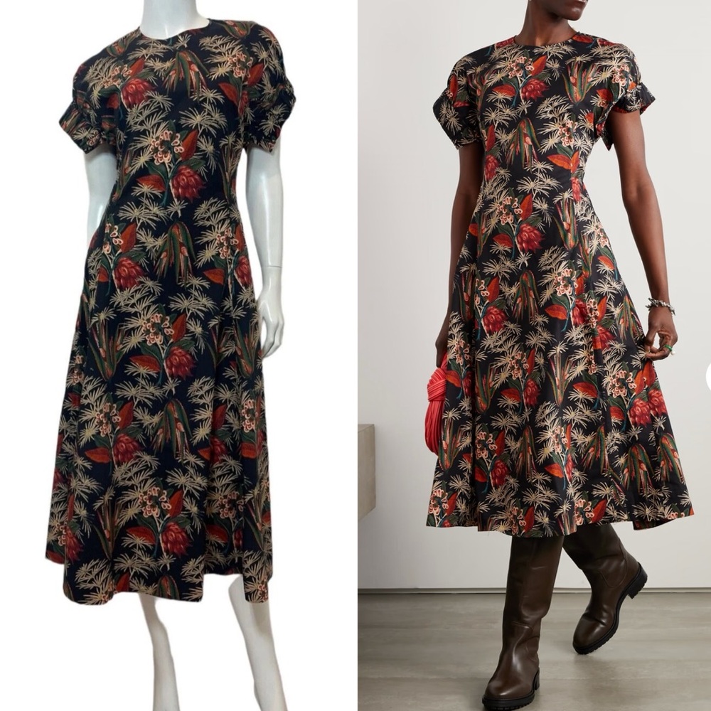 Ulla Johnson Midi Dress 6 - Picture 3 of 7